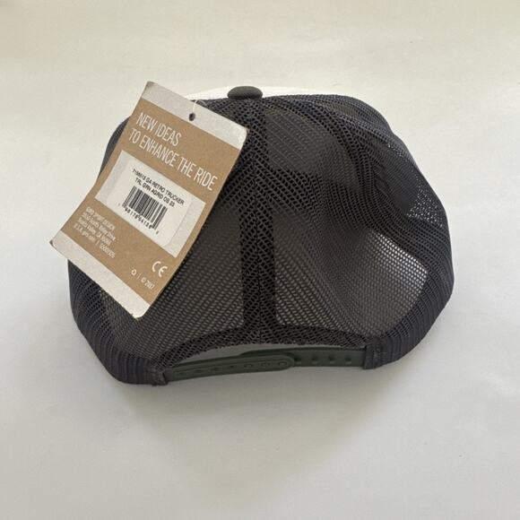 GIRO Trucker Hat Cap Adult Snapback Universal Fit Mesh Logo RETRO Casual‎ - Picture 2 of 7